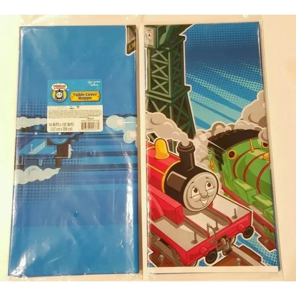 THOMAS TRAIN HALLMARK Table Cloth 2 Lot